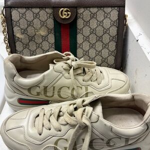 Gucci shoes and Gucci purse